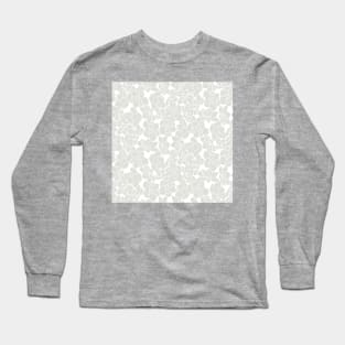 Gray Magnolias Long Sleeve T-Shirt